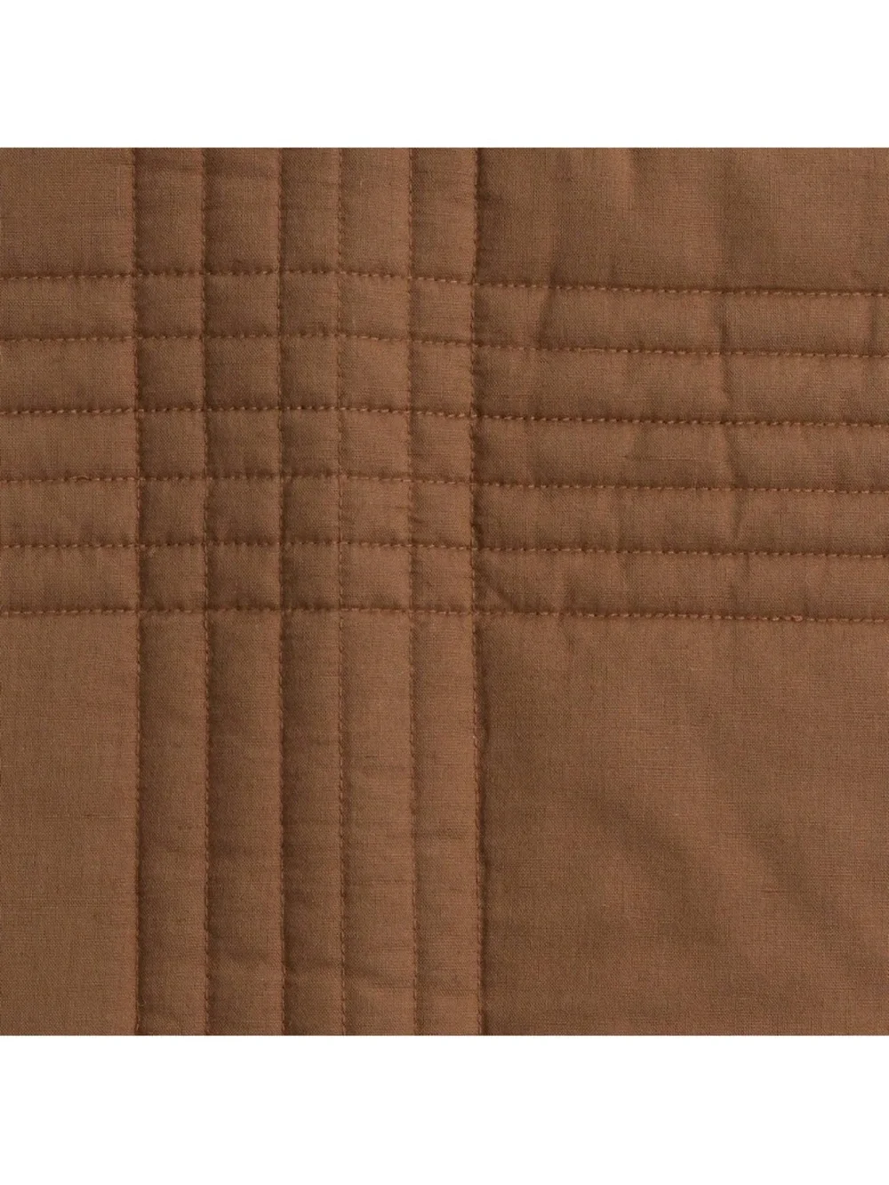 Parachute F/Q Relaxed Linen Quilt, Pecan